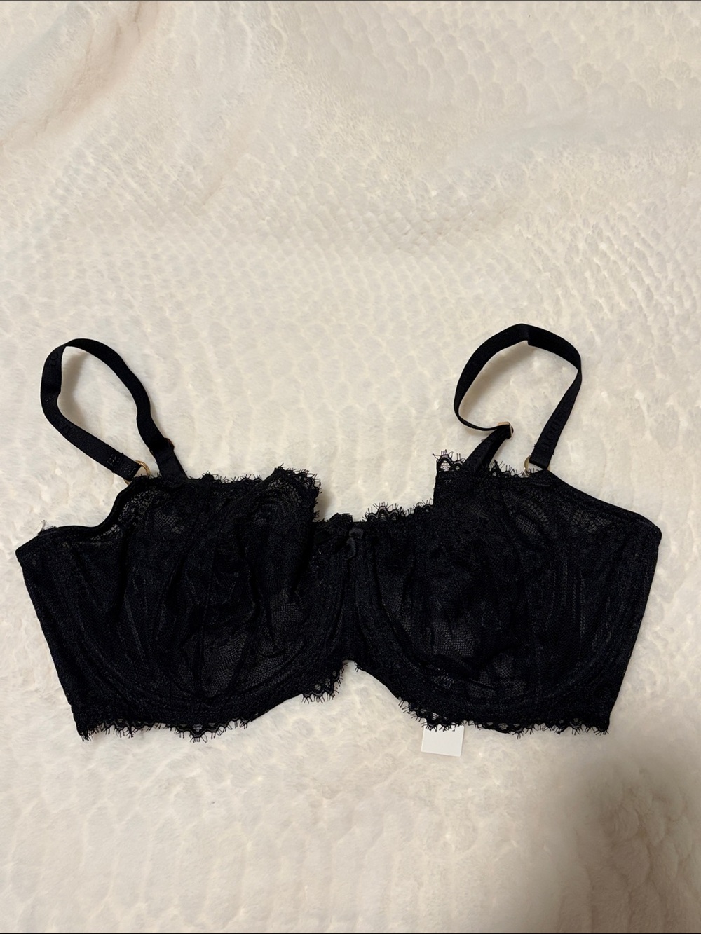 Lounge Black Unlined Bra